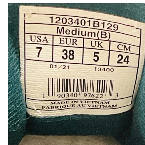 Brooks ANTHEM 4 womens 7 1203401 B129 green white running shoes sneaker ICE FLOW - Picture 6 of 9